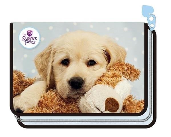 PENCIL CASE 1 ZIPPER 1 FLAP WITH EQUIPMENT PIES SWEET PETS BENIAMIN 110353 BEN BENIAMIN